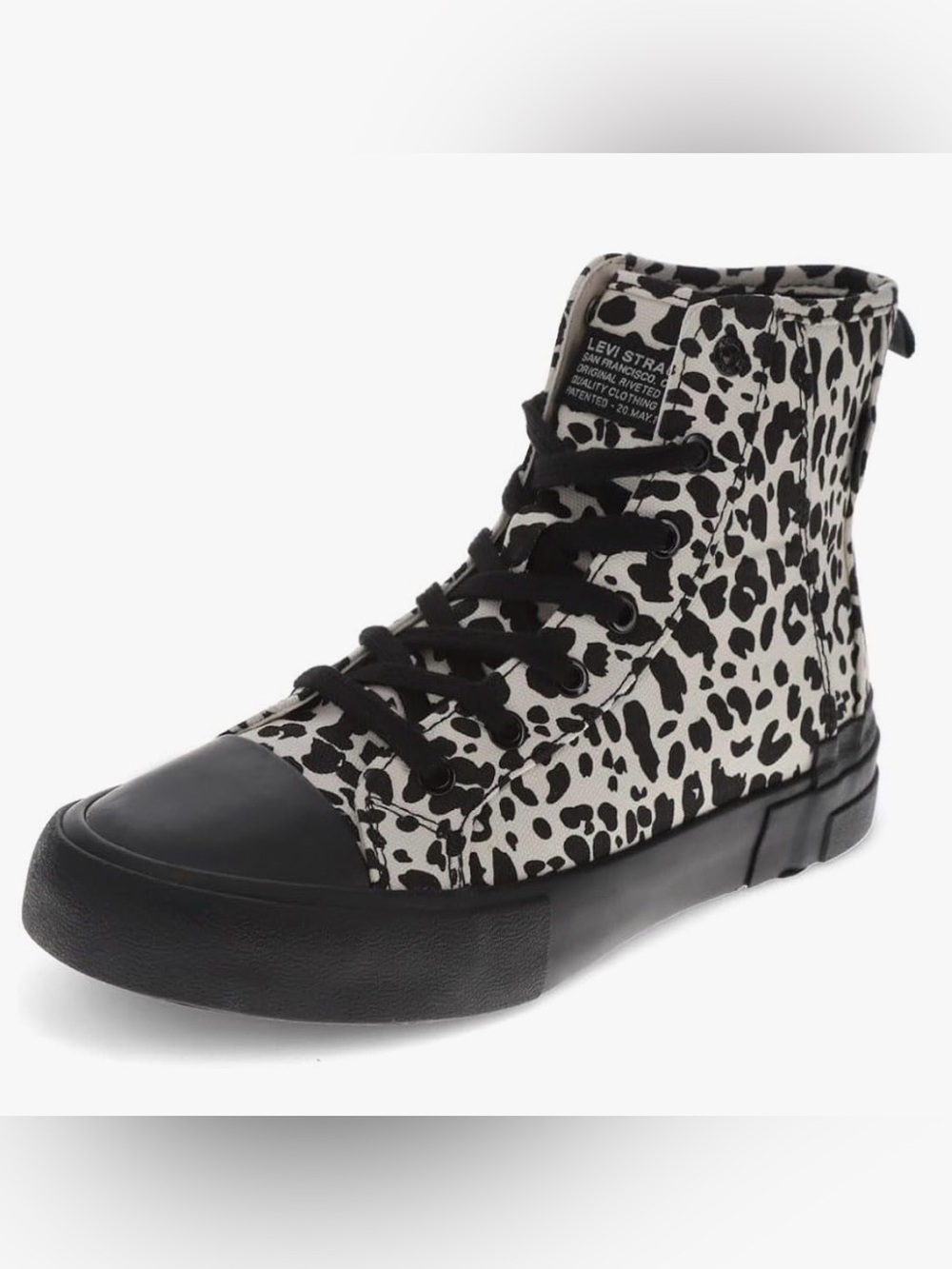 New Levi’s Women’s Elite Canvas Casual Lace Up Sneaker Shoe Size 7